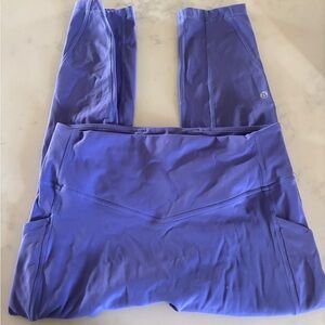 Lululemon Purple Cropped Leggings